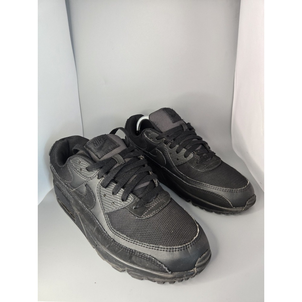 Nike Air Max 90 Triple Black Mens Shoes Size 11 Running Sneakers CN8490-003 Low
